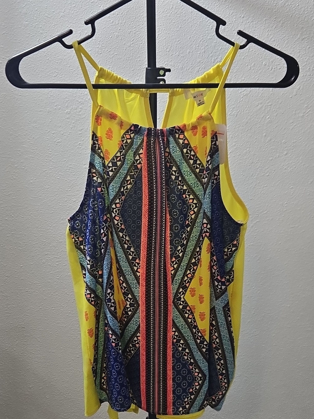 mine Yellow Multi-Print Sleeveless Camisole